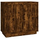 vidaXL Skjenk røkt eik 80x34x75 cm konstruert tre