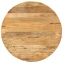 vidaXL Spisebord Ø110x78 cm heltre mango og stål