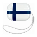 Ferrelli AirPods Pro 3 TPU-deksel, finsk flagg