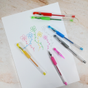 Sense Glitter Gelpennor 6 P   Multi/patterned   ONE SIZE