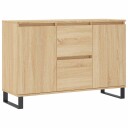  Skjenk sonoma eik 104x35x70 cm konstruert tre 8720845907945