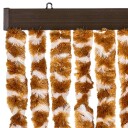 Vidaxl Insektsgardin Oker Og Hvit 56x185 Cm Chenille