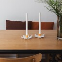 Seasons Spring Collection Lysestake Blomst 2pk Hvit