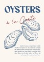 Oysters Plakat Plakat / 40x50cm
