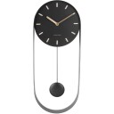 Karlsson Charm Pendulum Veggklokke KA5822BK   Unisex 20 cm Kvarts urverk