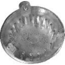 1,1/2" ventilasjonsdeksel sink silver 65x65x35 mm
