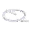 ELETRA CAT6 UTP NETTVERKSKABEL 1M, HVIT