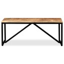 vidaXL Benk heltre mango 110x35x45 cm