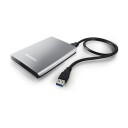 VERBATIM STORE 'N' GO EKSTERN HARDDISK 1000 GB, SØLV