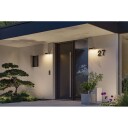 Paulmann Silma 2 Utendørs Vegglampe w/Sensor Anthracite