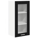  Hengende skap Riga Svart Eik 40 x 31 x 80 cm Konstruert tre