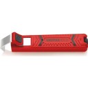 Knipex 16 20 16 SB Strippeverktøy med Skalpellblad 130 mm Rød