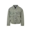 Julianne Jacket Washed Olive S Denim jacket