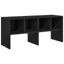  Skostativ Stablebar Sort Eik 89,5x30x40 cm 8721158577207