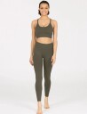 Athlecia Nagar V2 W Seamless Tights Khaki green L/XL