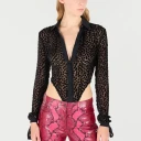 Roberto Cavalli Dame Topper Svart L,