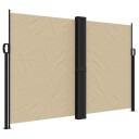  Uttrekkbar sidemarkise beige 160x1200 cm 4004825