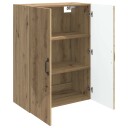 vidaXL Vegghengt skap Artisan eik 66 x 34,5 x 90 cm Konstruert tre