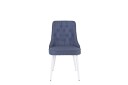 Venture Design Velvet deluxe spise stol Blå Textil/vit Blå