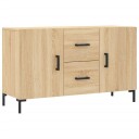 vidaXL Skjenk sonoma eik 100x36x60 cm konstruert tre