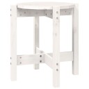 vidaXL Salongbord hvit Ø 42,5x45 cm heltre furu