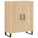 vidaXL Skjenk sonoma eik 69,5x34x90 cm konstruert tre