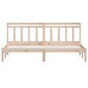 vidaXL Sengeramme heltre furu 200x200 cm