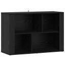  Serviesskap Svart Eik 80 x 30 x 53 cm Konstruert tre