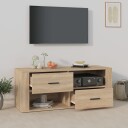vidaXL TV-benk sonoma eik 100x35x40 cm konstruert tre