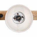  Vegglampe 25 W mørkerød 90x25 cm E27