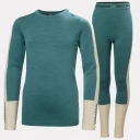 Helly Hansen Junior Lifa Merino Midweight Set Grønn 164/14
