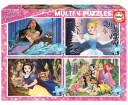 Educa Puslespill 50+80+100+150 Brikker Disney Prinsesser