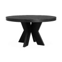 Homefactory Spisebord Cleveland Ø125 inklusive 2x ileggsplater 148610 125XM