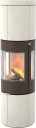 Rais Juno L 160 med portostone  mocca vedovn med sideglass og ståldør