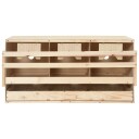  Hekkeboks 3 rom 72x33x38 cm heltre furu