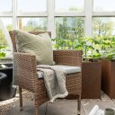 Venture Home Malina hagestol inkl. pute stabelbar natur. 1694005-02-0 1725519-01-0