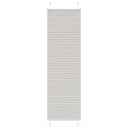  plisségardin lys grå 55x200 cm Stoff Bredde 54,4 Polyester