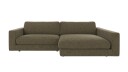 Rowico Home Duncan 3 seters sofa med sjeselong H Grønn Brenda 77 258 x 150 x 78 cm Grønn