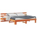  Sengestamme med skuff Brun 180 x 200 cm Heltre