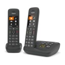 Gigaset C575A Duo trådløs bordtelefon Svart