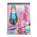 Dreameez Dukkesett m/ 29cm dukke og tilbehør Ski