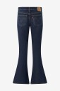 Levi's   Jeans Low Slim Boot   Blå