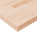 vidaXL Hylleplate 80x20x4 cm ubehandlet heltre eik