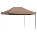  Sammenleggbart partytelt pop-up brun 440x292x315 cm 4004964
