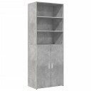  Highboard betonggrå 70x42,5x185 cm konstruert tre 8721102654633