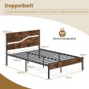 Industriell plattform sengeramme – Treaksenter 140x200 cm