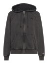 Champion Full Zip Hoodie Sweatshirt Grey M