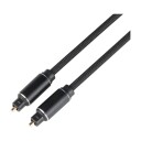 DACOTA PLATINUM OPTISK KABEL MED ADAPTER 5M, SVART