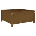 Plantekasse honningbrun 82,5x82,5x39 cm heltre furu