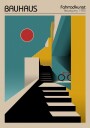 Geometric City Bicycle Plakat / 21x30